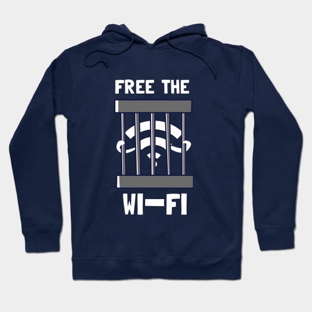 Free The Wi-Fi Hoodie by dumbshirts